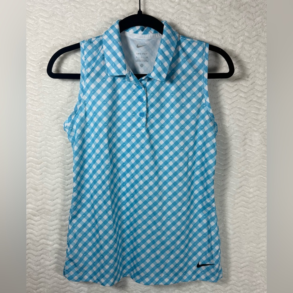Nike Ladies Dri-Fit Golf Sleeveless Polo. Bright standout color!! 🙌
